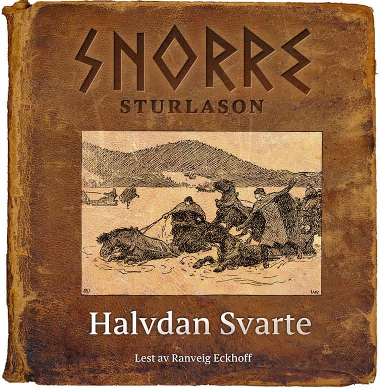 Omslag Halvdan Svarte av Snorre Sturlason (Lydbok)