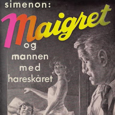 Omslag av "Maigret og mannen med hareskåret"