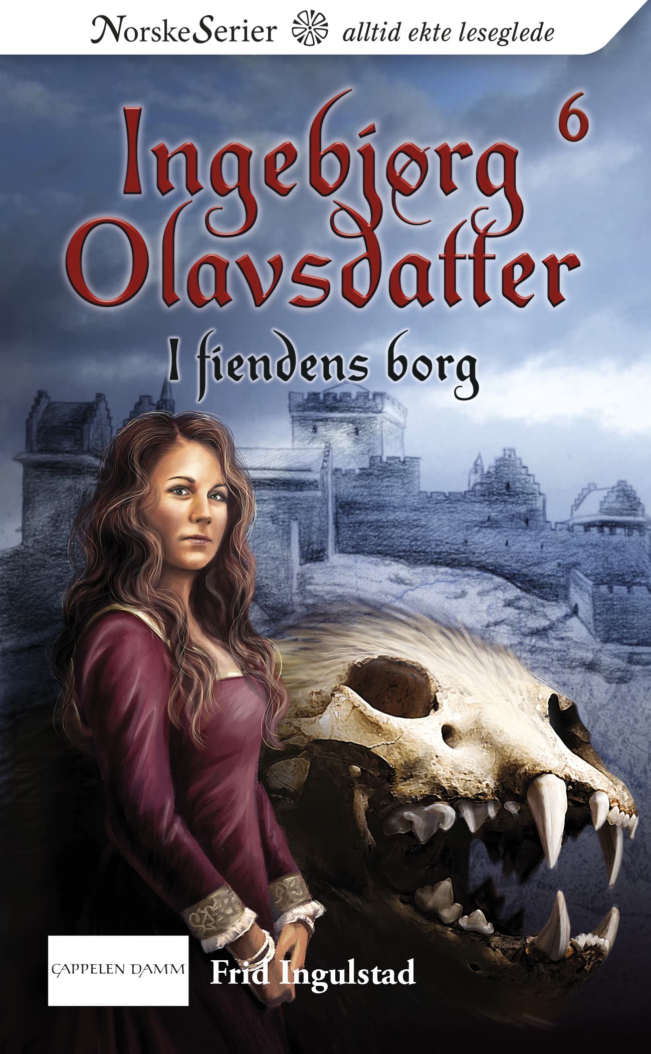 Omslag I fiendens borg av Frid Ingulstad (Heftet)