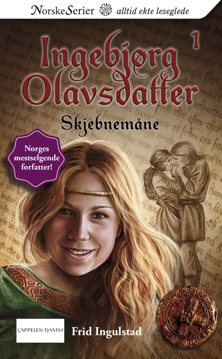Omslag Skjebnemåne av Frid Ingulstad (Heftet)