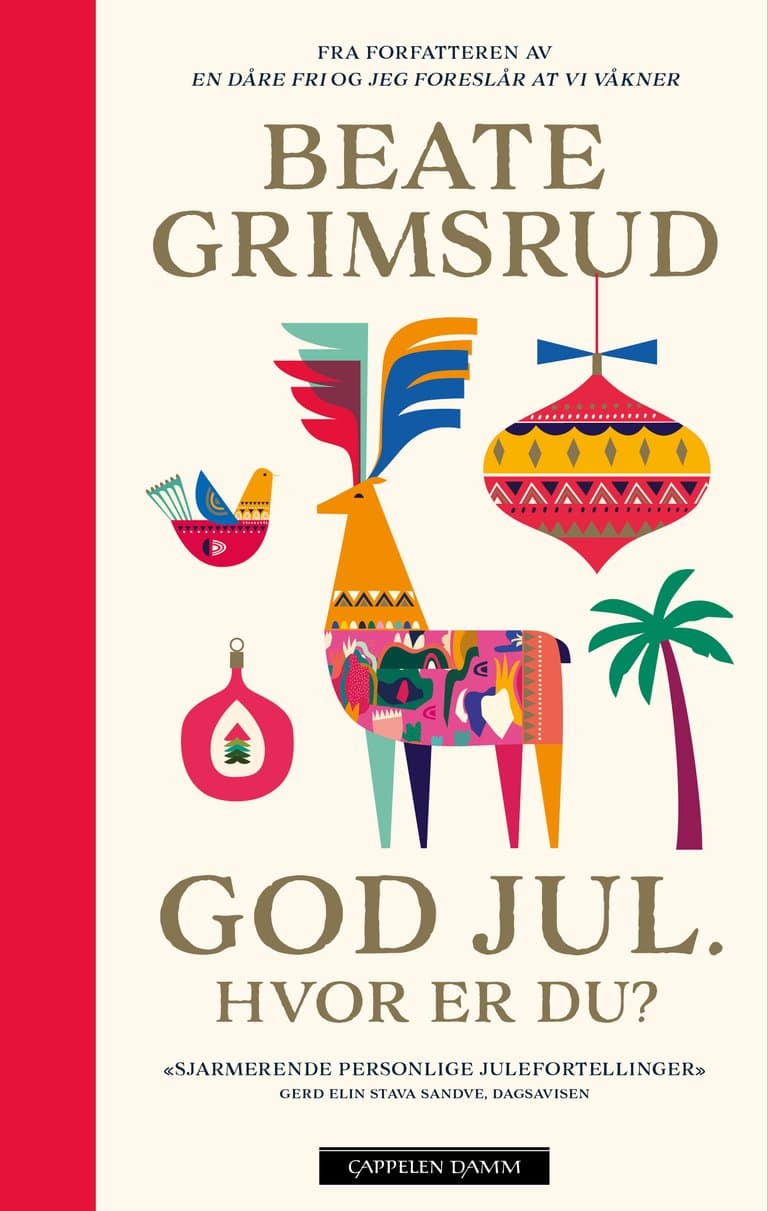 Omslag God jul. Hvor er du? av Beate Grimsrud (Innbundet)