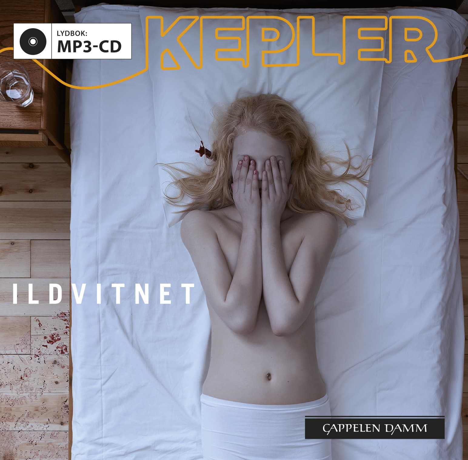 Omslag Ildvitnet av Lars Kepler (CD)