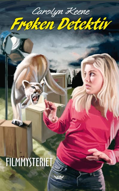 Omslag Nye Frøken Detektiv 5: Filmmysteriet av Carolyn Keene (Innbundet)