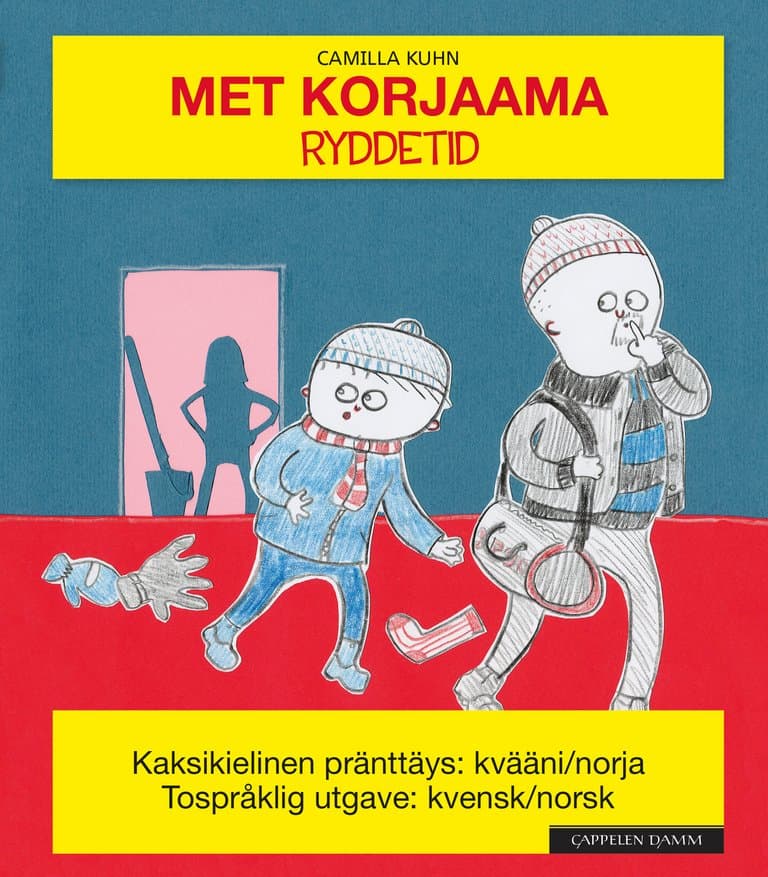 Omslag Ryddetid kvensk/norsk av Camilla Kuhn (Innbundet)