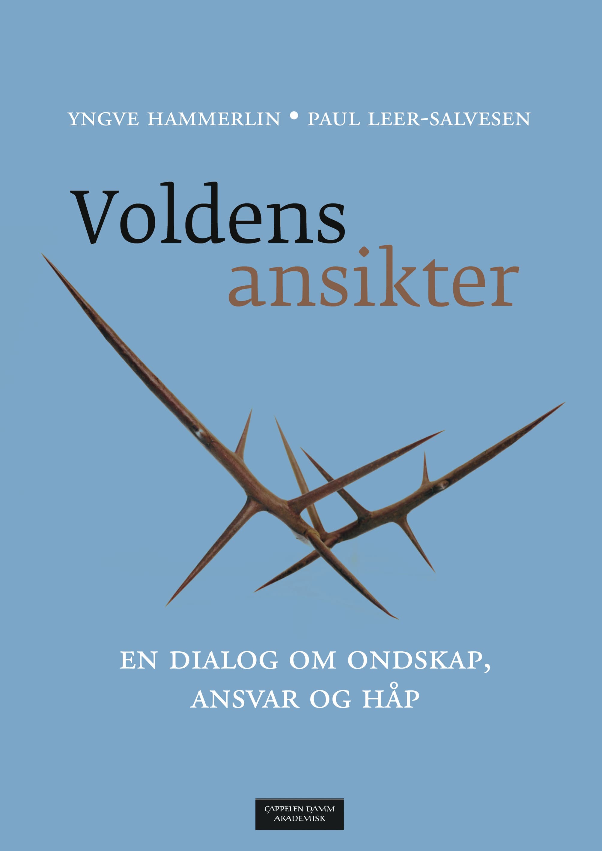 Omslag Voldens ansikter av Yngve Hammerlin og Paul Leer-Salvesen (Heftet)