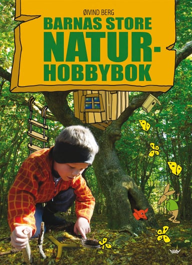 Omslag av "Barnas store naturhobbybok"