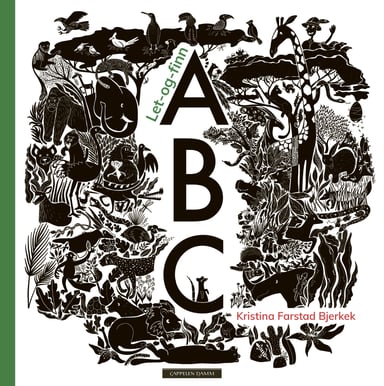 Omslag av "Let-og-finn ABC"