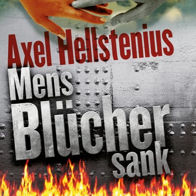 Omslag av "Mens Blücher sank"