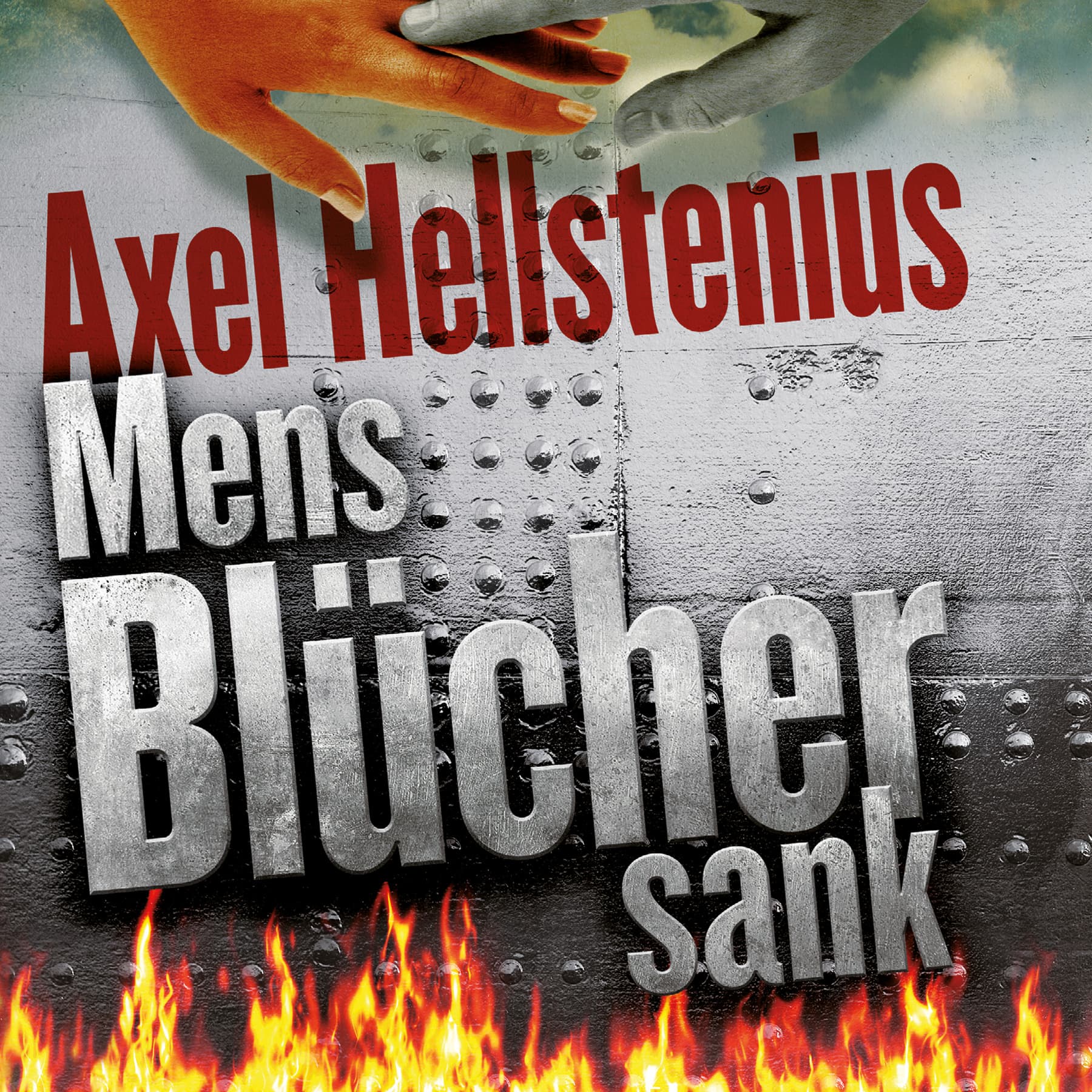 Omslag Mens Blücher sank av Axel Hellstenius (Lydbok)