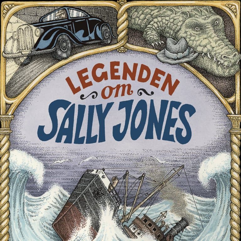 Omslag Legenden om Sally Jones av Jakob Wegelius (Lydbok)