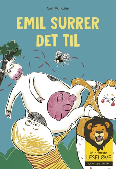 Omslag av "Min første leseløve - Emil surrer det til"