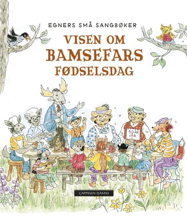 Omslag av "Visen om Bamsefars fødselsdag"