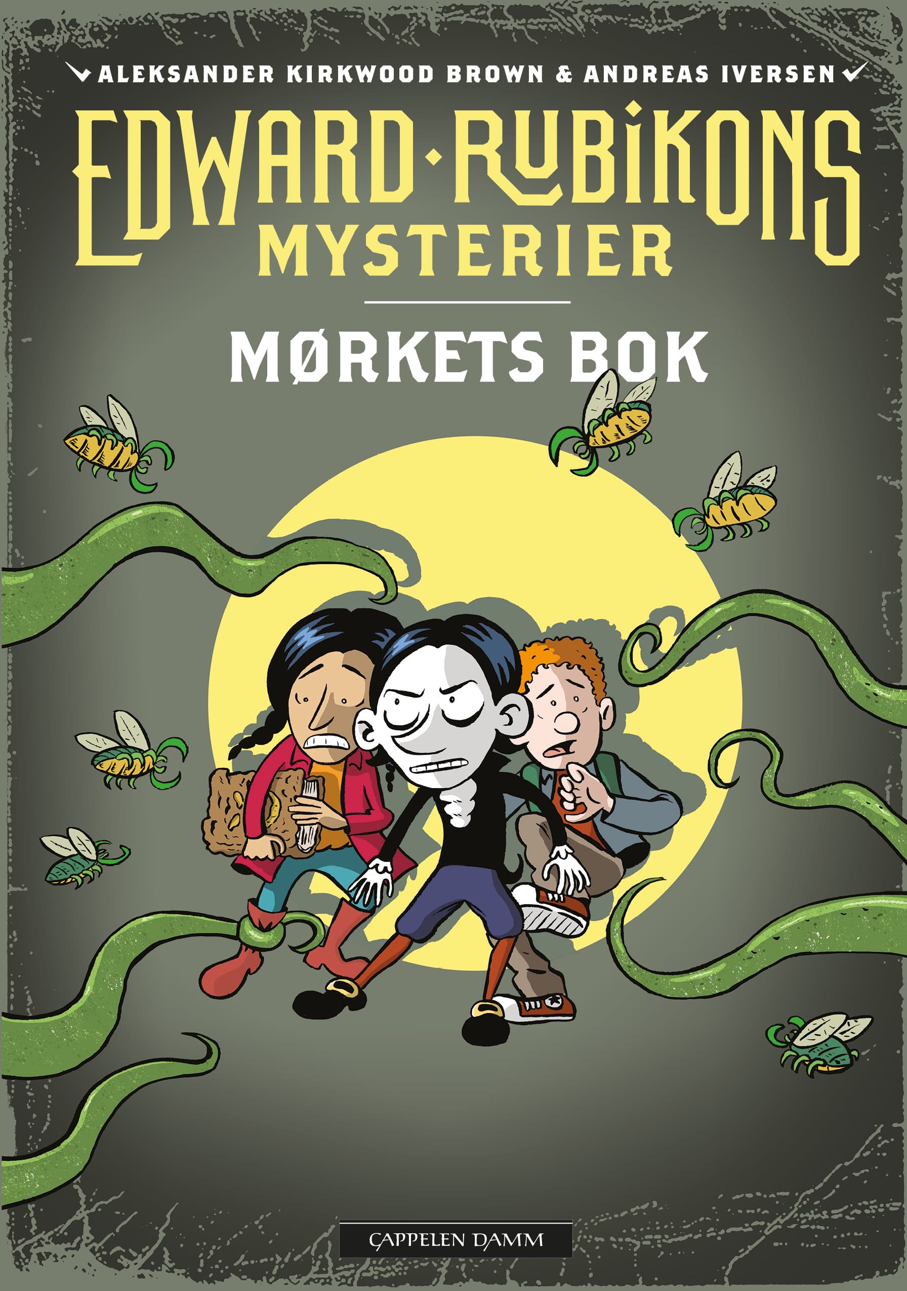 Omslag Edward Rubikons mysterier: Mørkets bok av Aleksander Kirkwood Brown og Andreas Iversen (Innbundet)