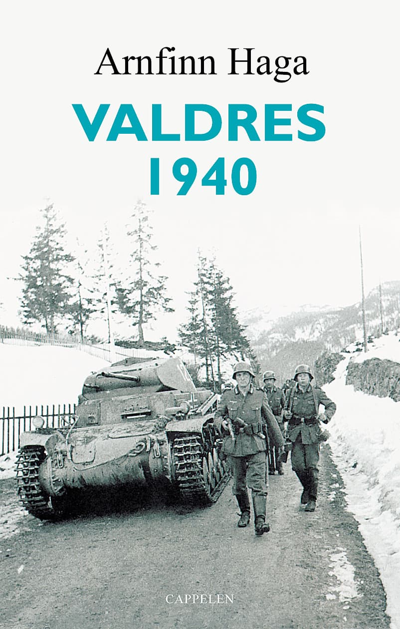 Omslag Valdres 1940 av Haga / Arnfinn (Innbundet)
