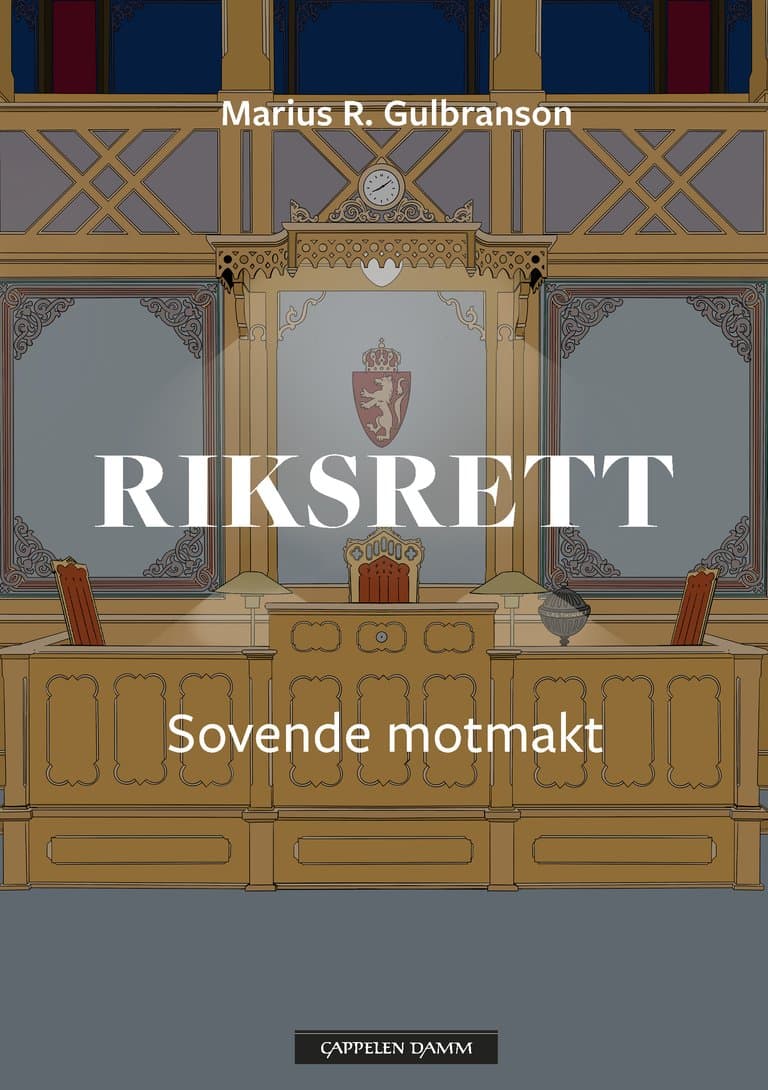Omslag Riksrett av Marius R. Gulbranson (Innbundet)