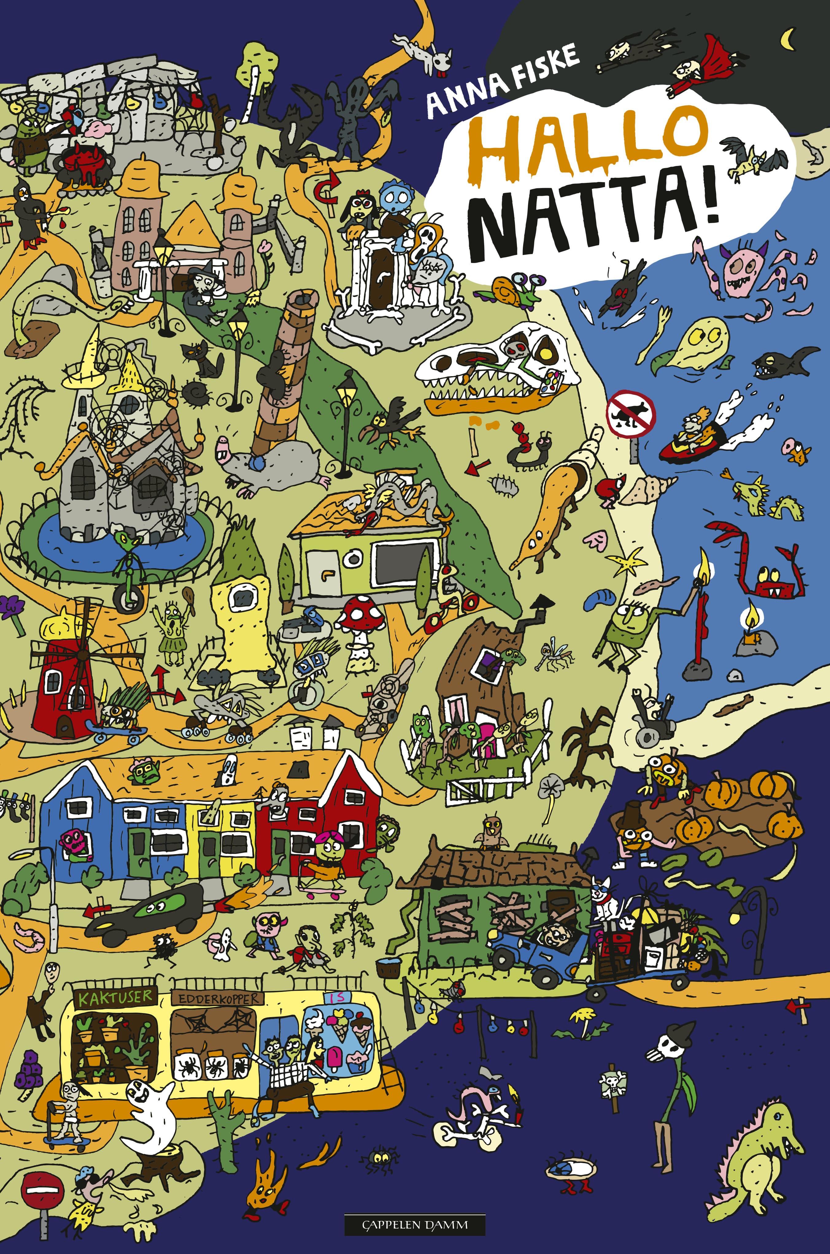 Omslag Hallo natta! av Anna Fiske (Ebok)