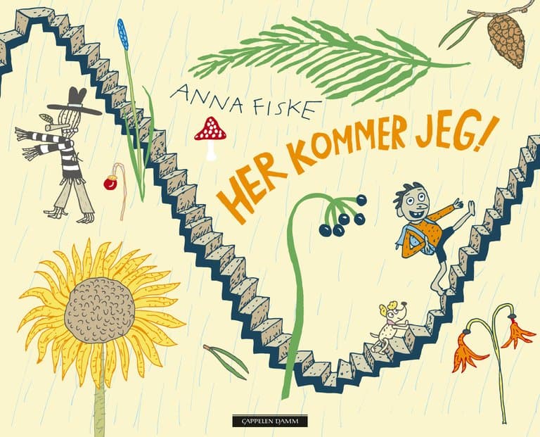 Omslag Her kommer jeg av Anna Fiske (Innbundet)