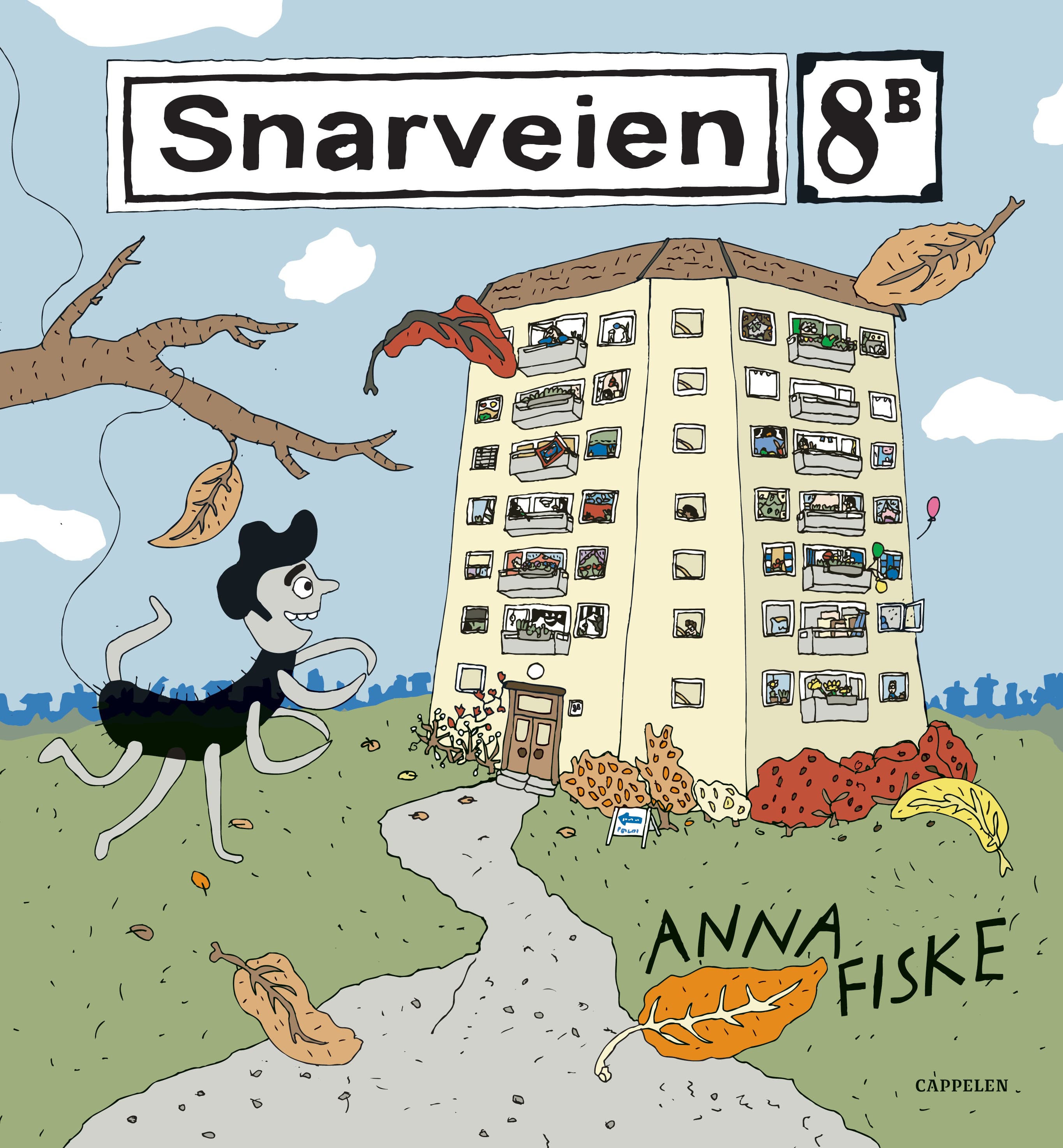 Omslag Snarveien 8 B av Anna Fiske (Ebok)