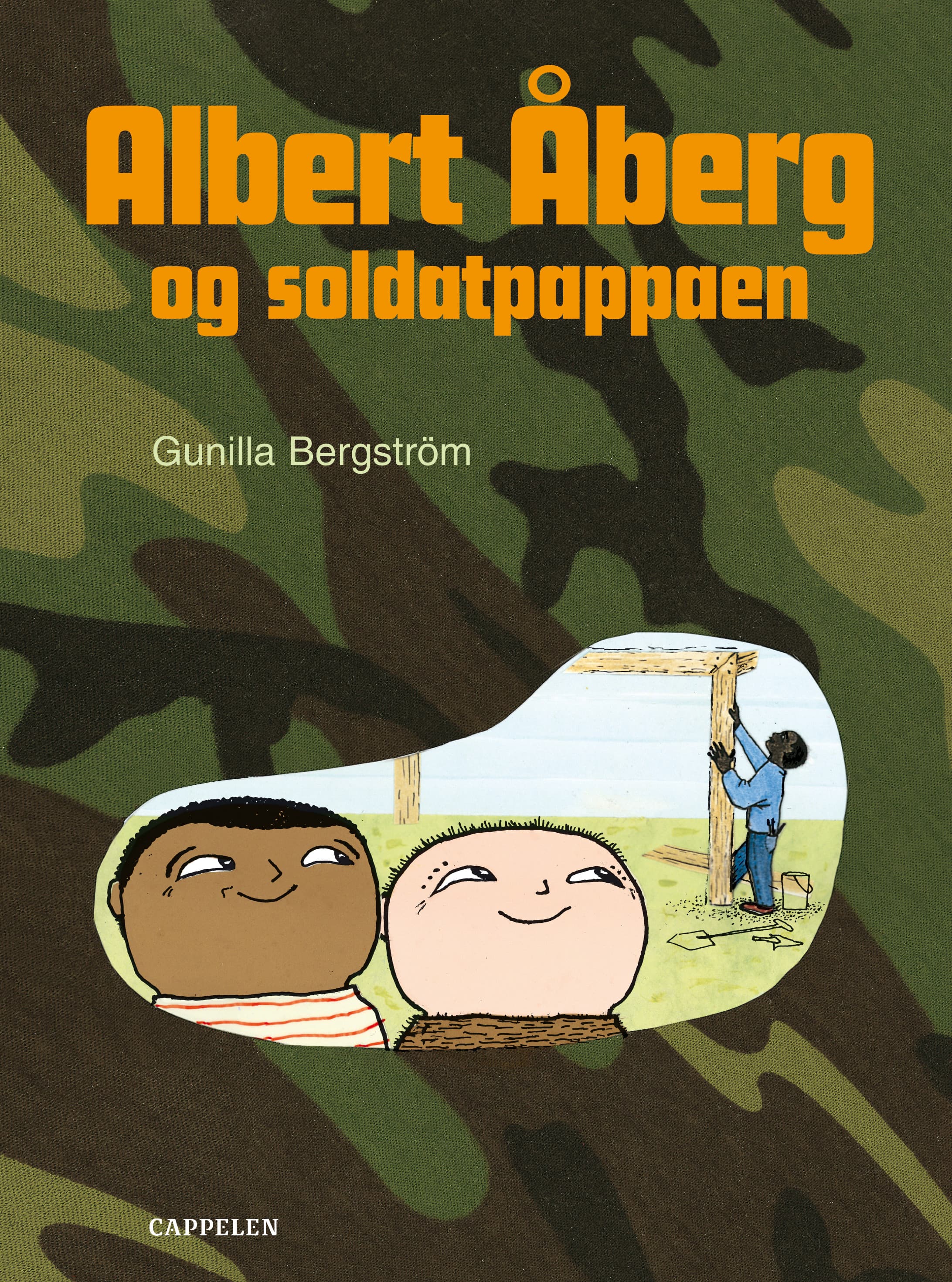 Omslag Albert Åberg og soldatpappaen av Gunilla Bergström (Innbundet)