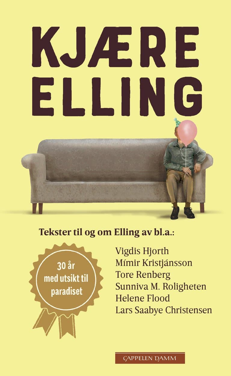 Omslag Kjære Elling av Ingvar Ambjørnsen (Innbundet)