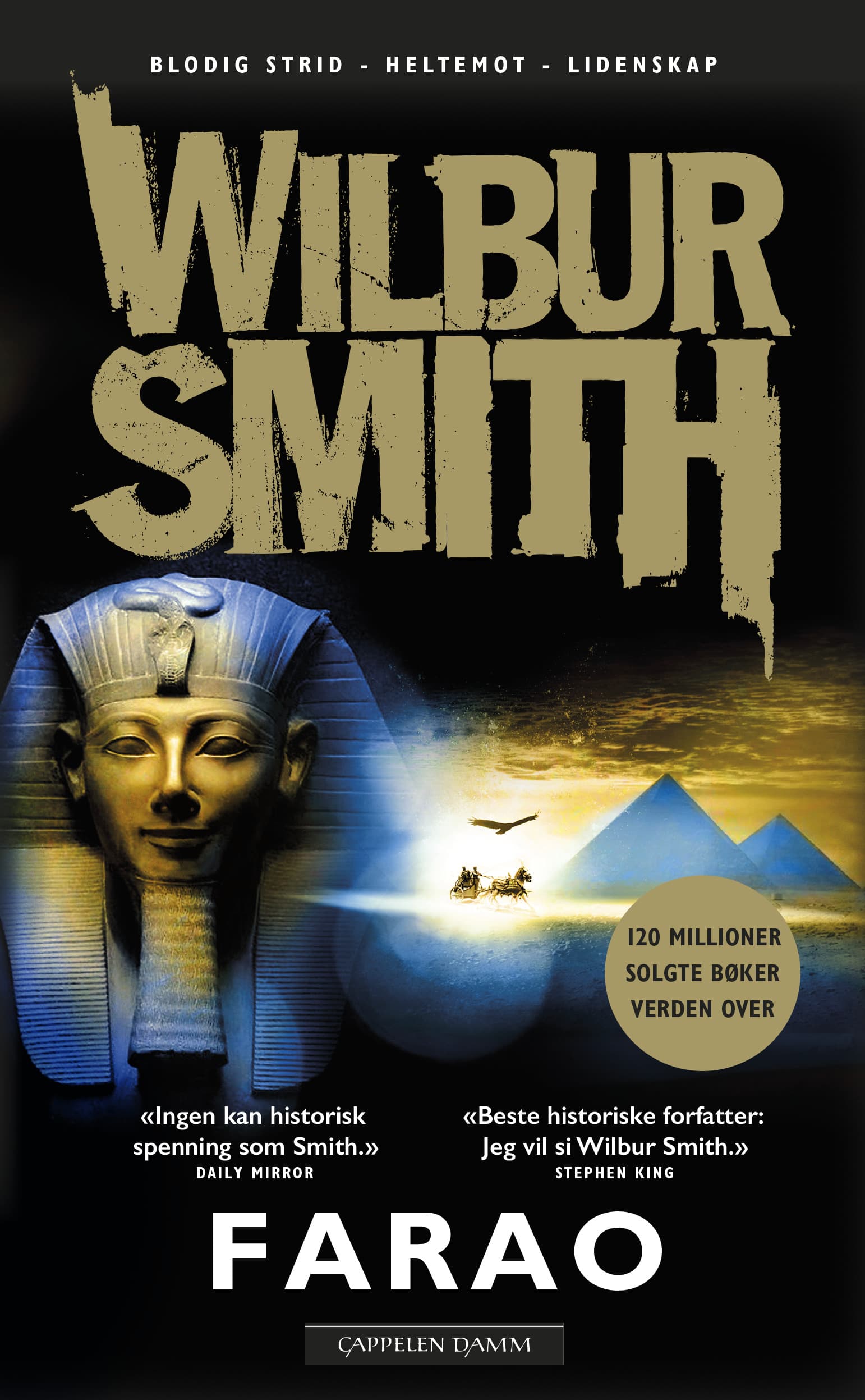 Omslag Farao av Wilbur Smith (Innbundet)