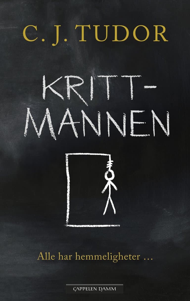 Omslag Krittmannen av C.J. Tudor (Innbundet)