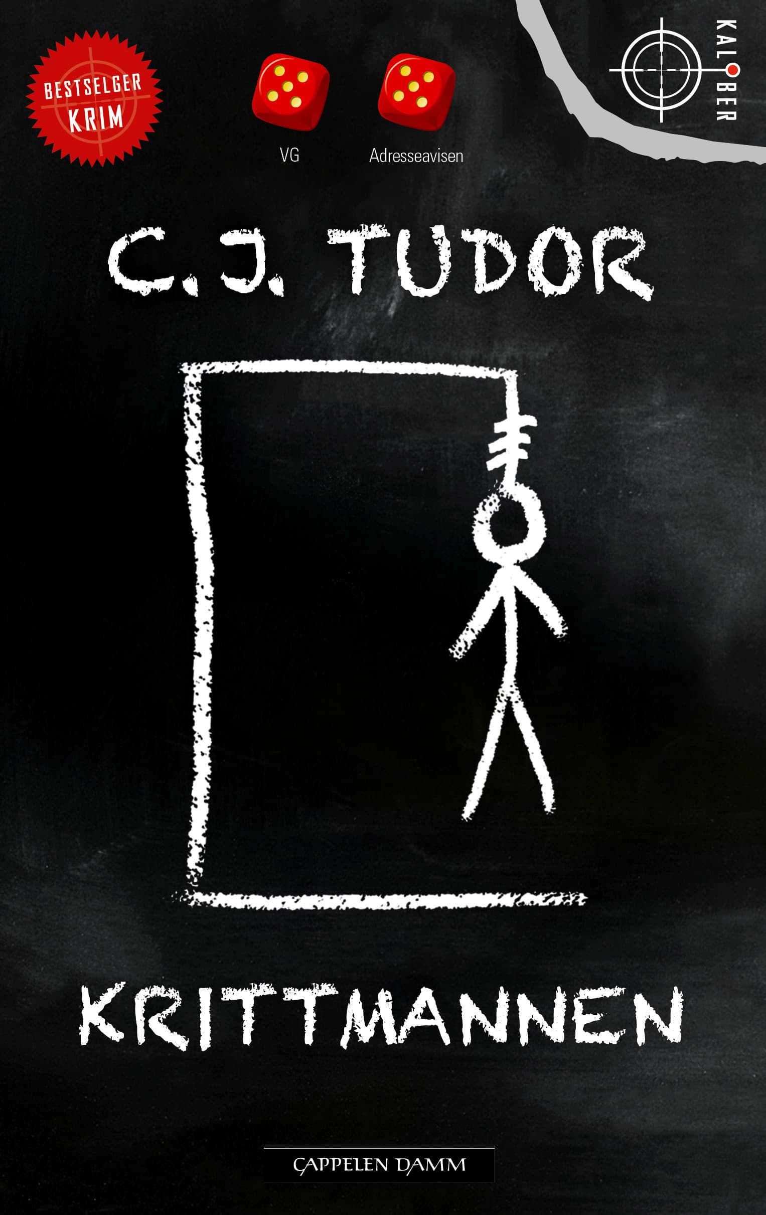 Omslag Krittmannen av C.J. Tudor (Heftet)