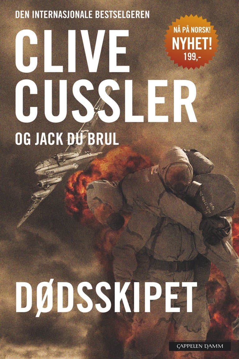 Omslag Dødsskipet av Clive Cussler og Jack Du Brul (Heftet)