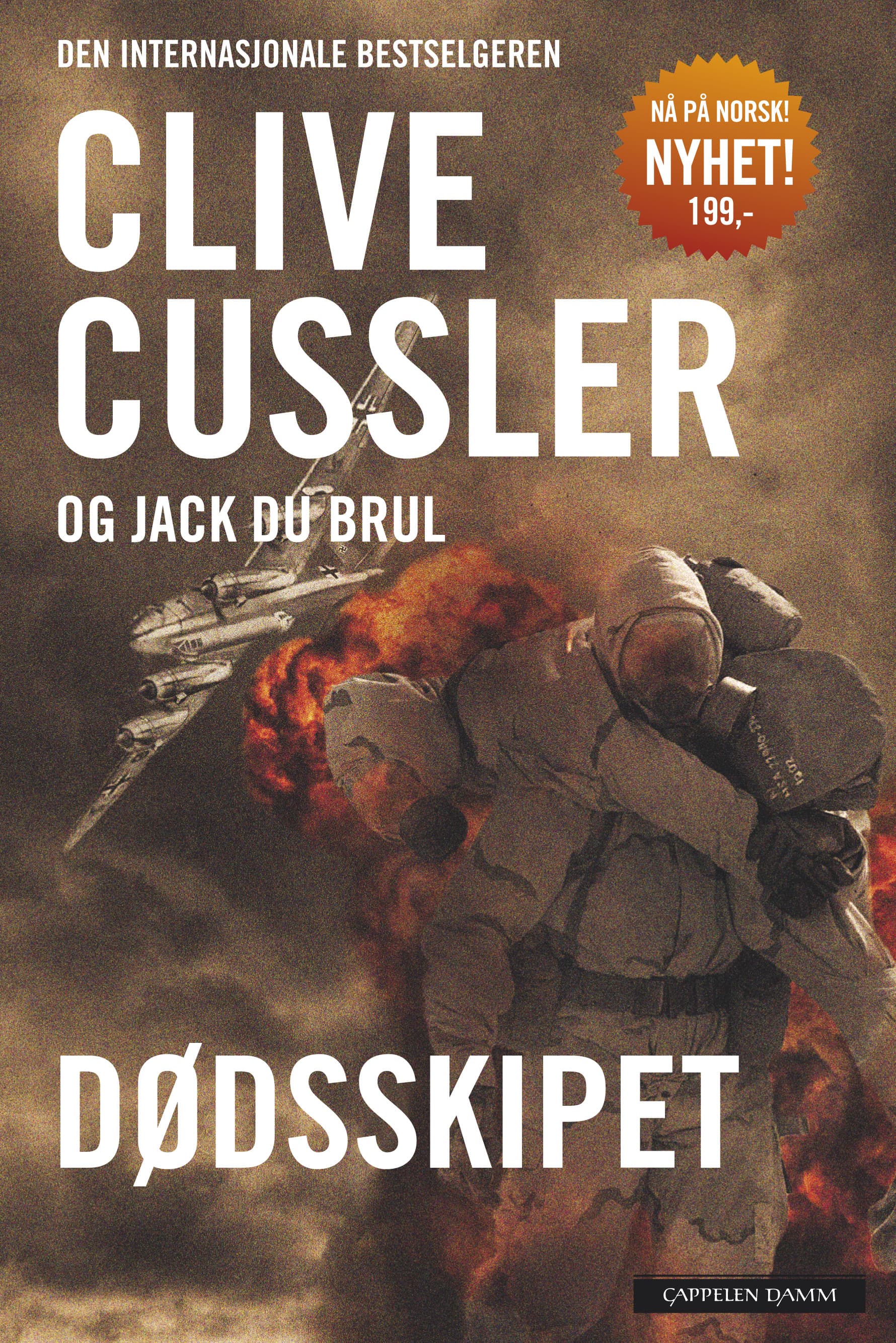 Omslag Dødsskipet av Clive Cussler og Jack Du Brul (Heftet)