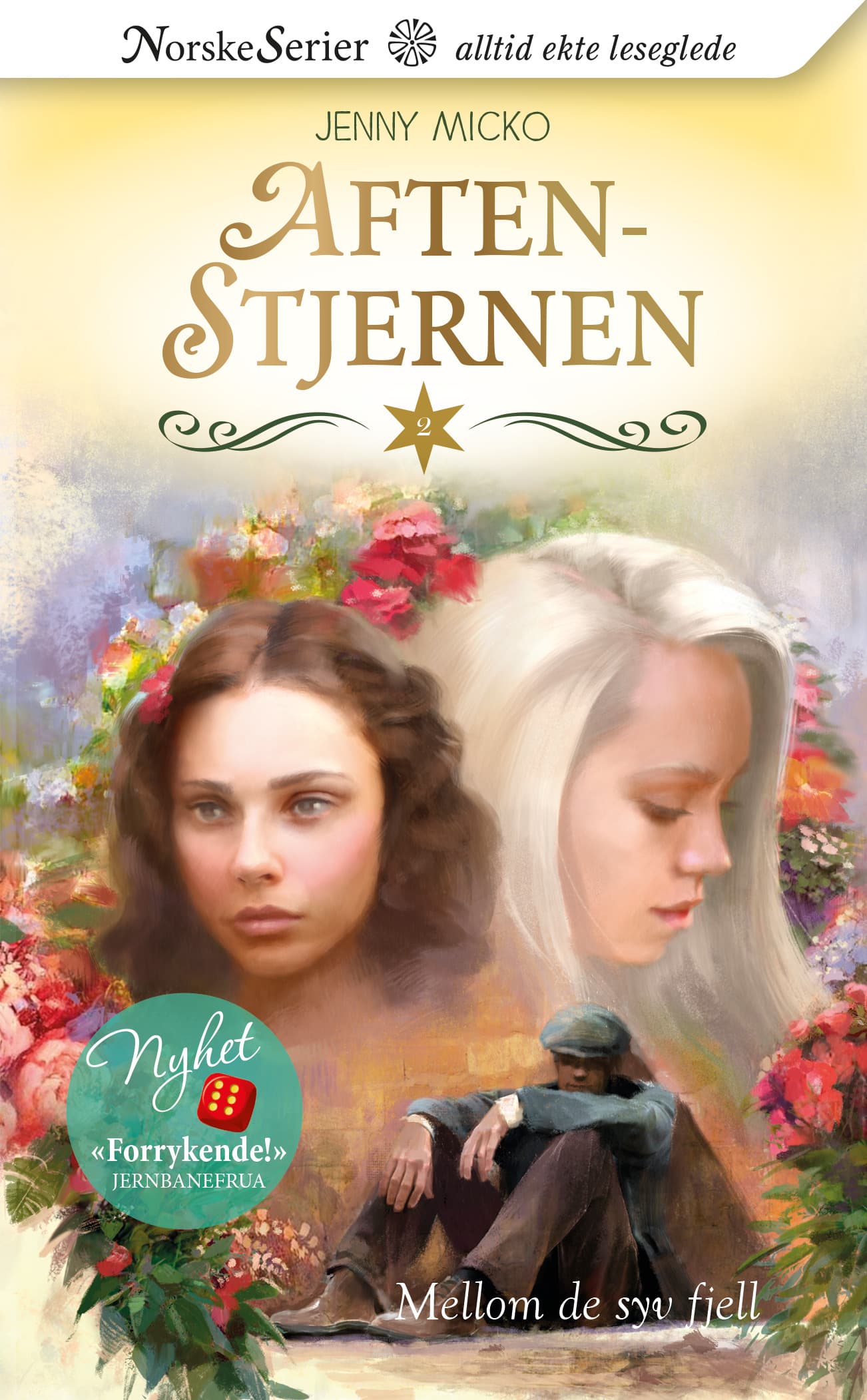 Omslag Mellom de syv fjell av Jenny Micko (Ebok)