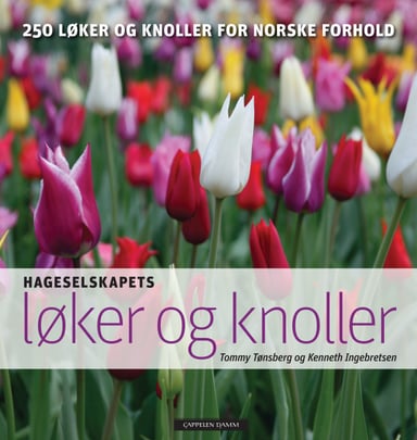 Omslag av "Hageselskapets løker og knoller"