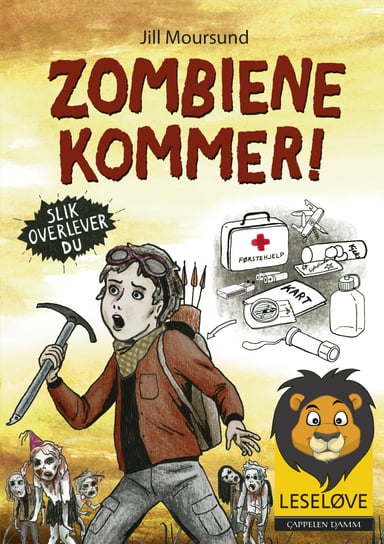 Omslag av "Leseløve - Zombiene kommer!"