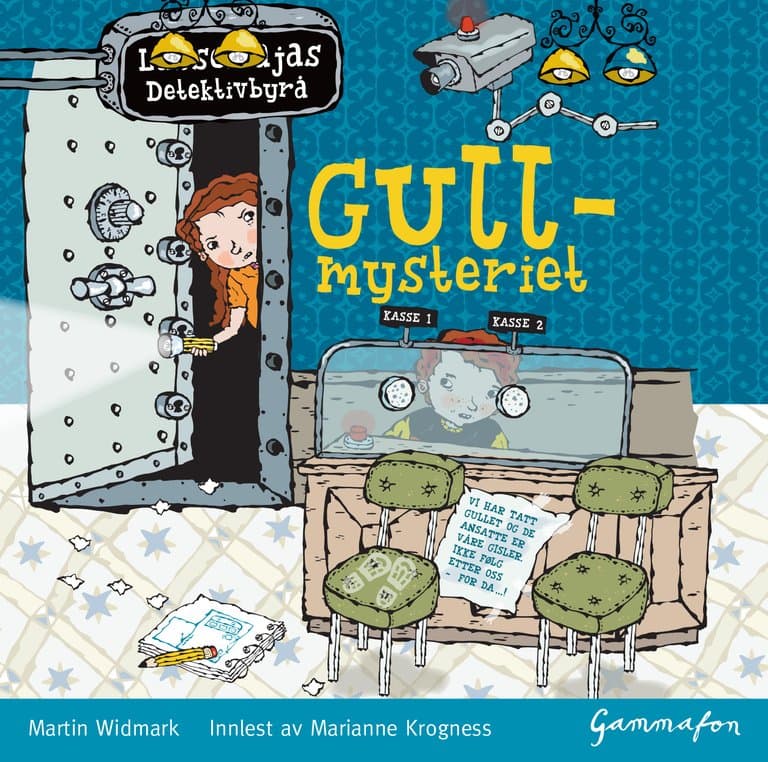 Omslag Gullmysteriet av Martin Widmark (CD)