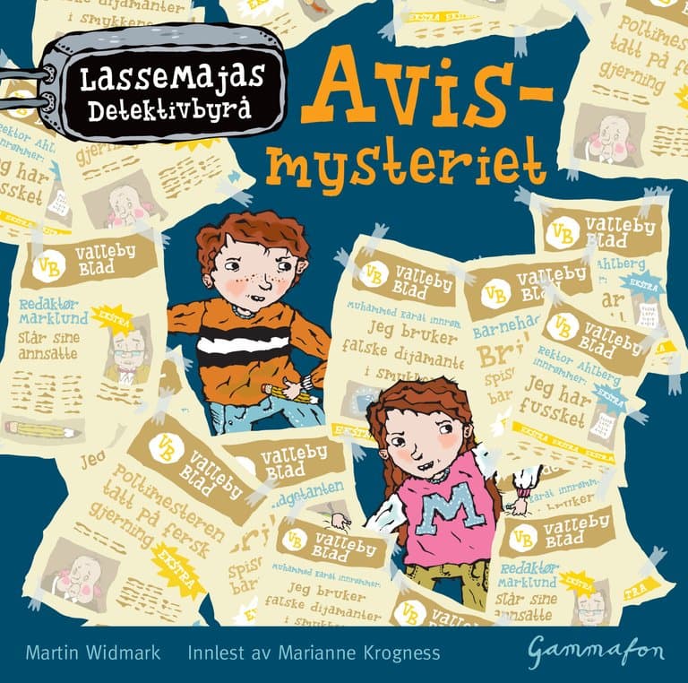 Omslag Avismysteriet av Martin Widmark (CD)