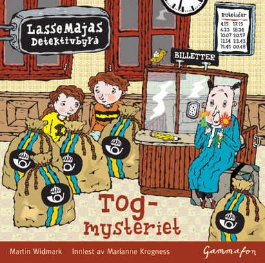 Omslag av "LasseMaja - Togmysteriet"