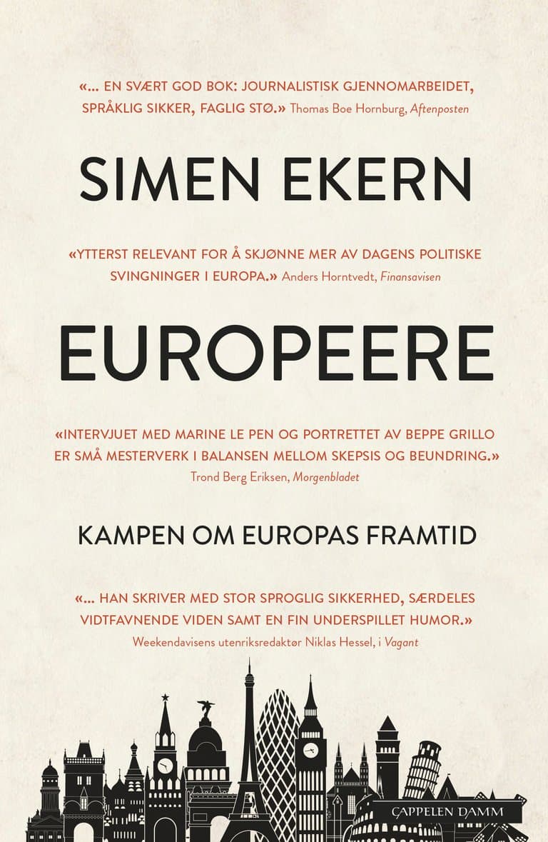 Omslag Europeere av Simen Ekern (Heftet)