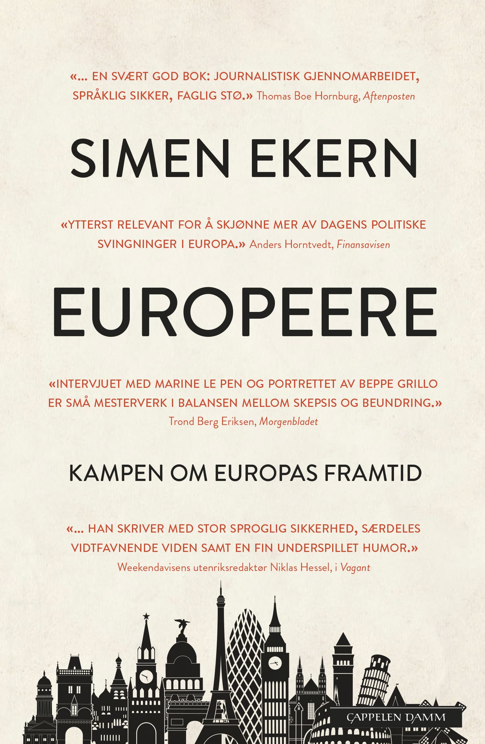 Omslag Europeere av Simen Ekern (Heftet)