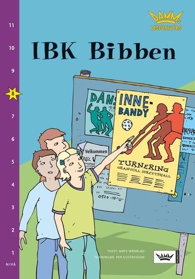 Omslag av "Damms leseunivers 1: IBK Bibben"