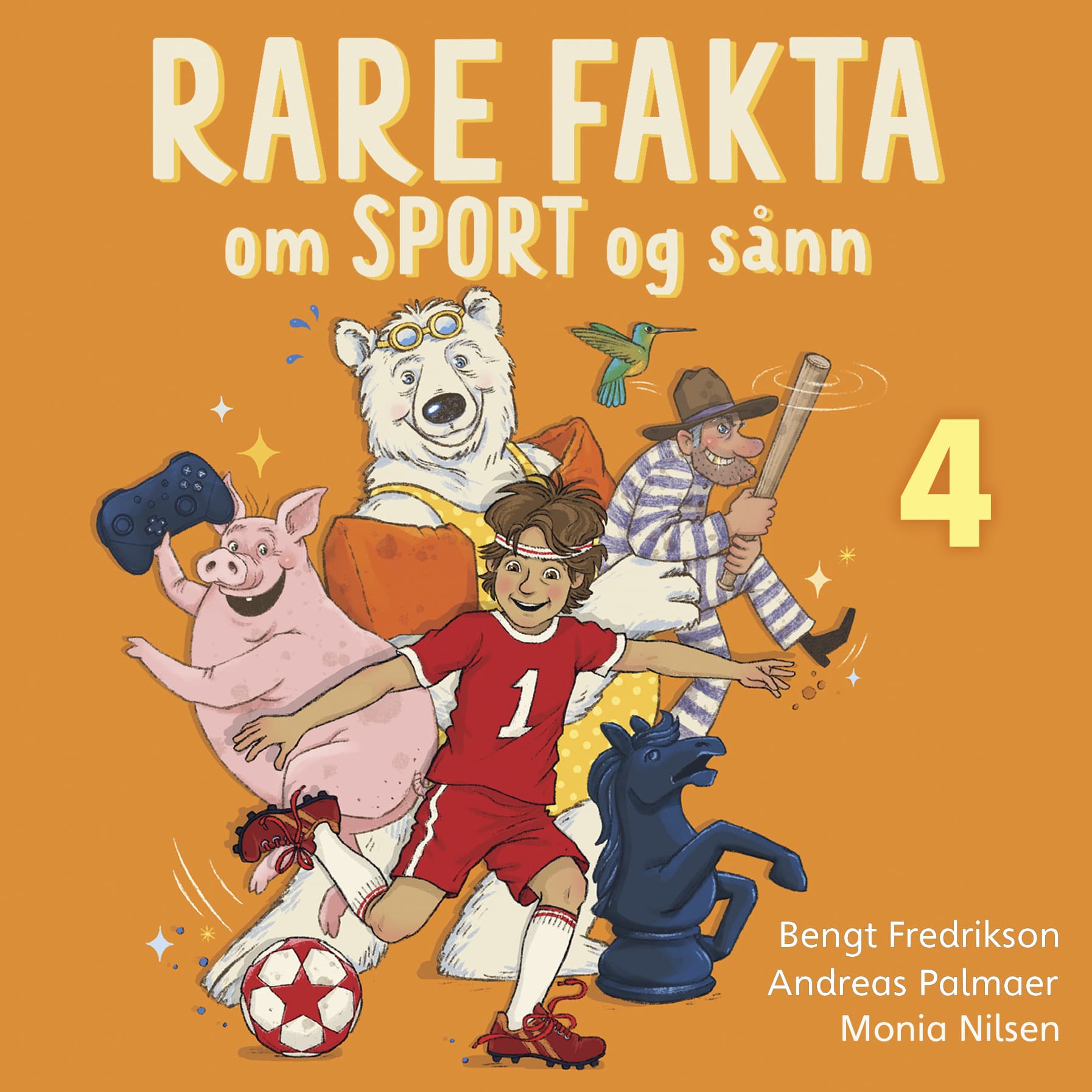 Omslag Rare fakta om sport og sånn av Bengt Fredrikson og Andreas Palmaer (Lydbok)