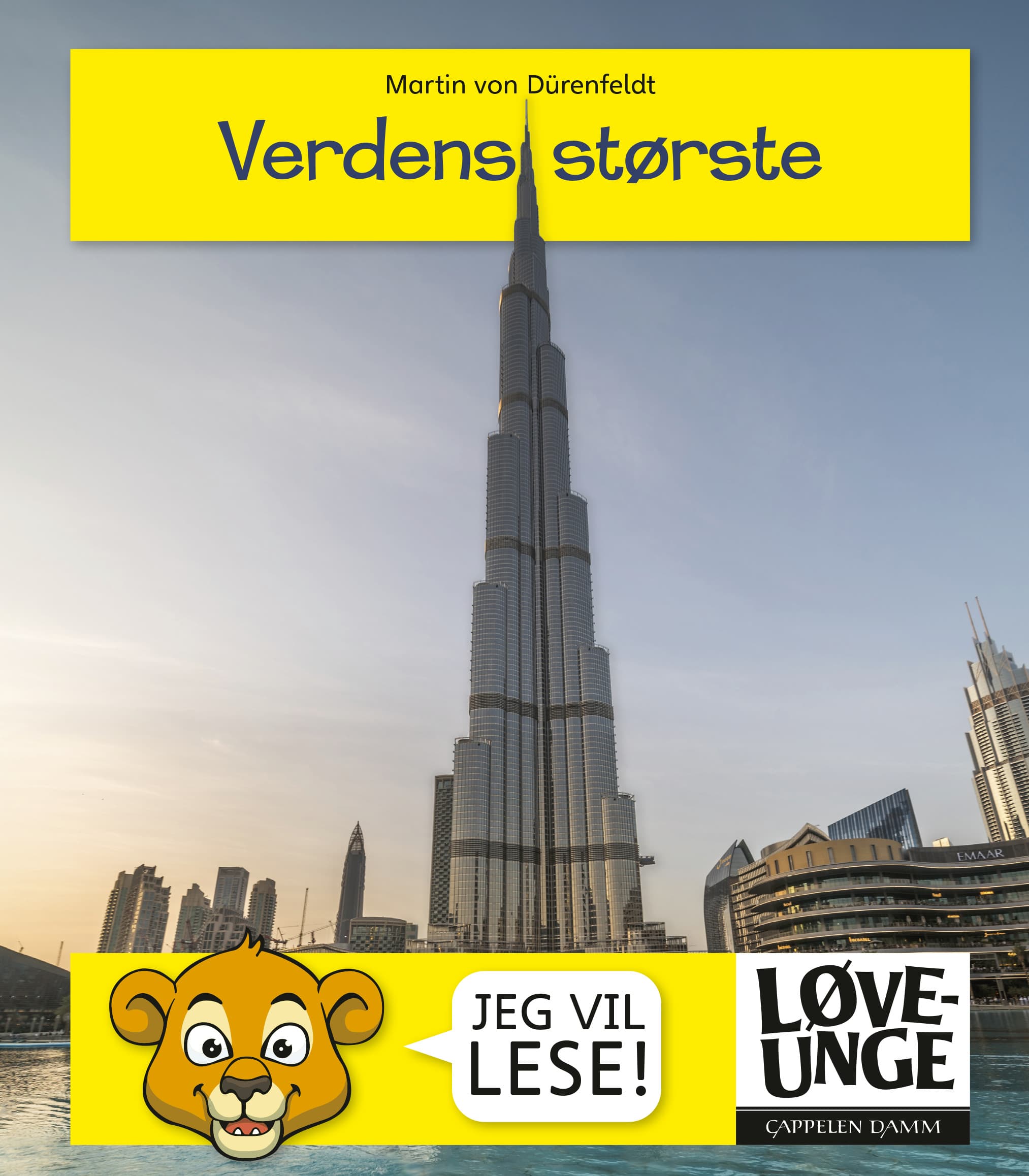 Omslag Løveunge - Verdens største av Martin von Dürenfeldt (Ebok)