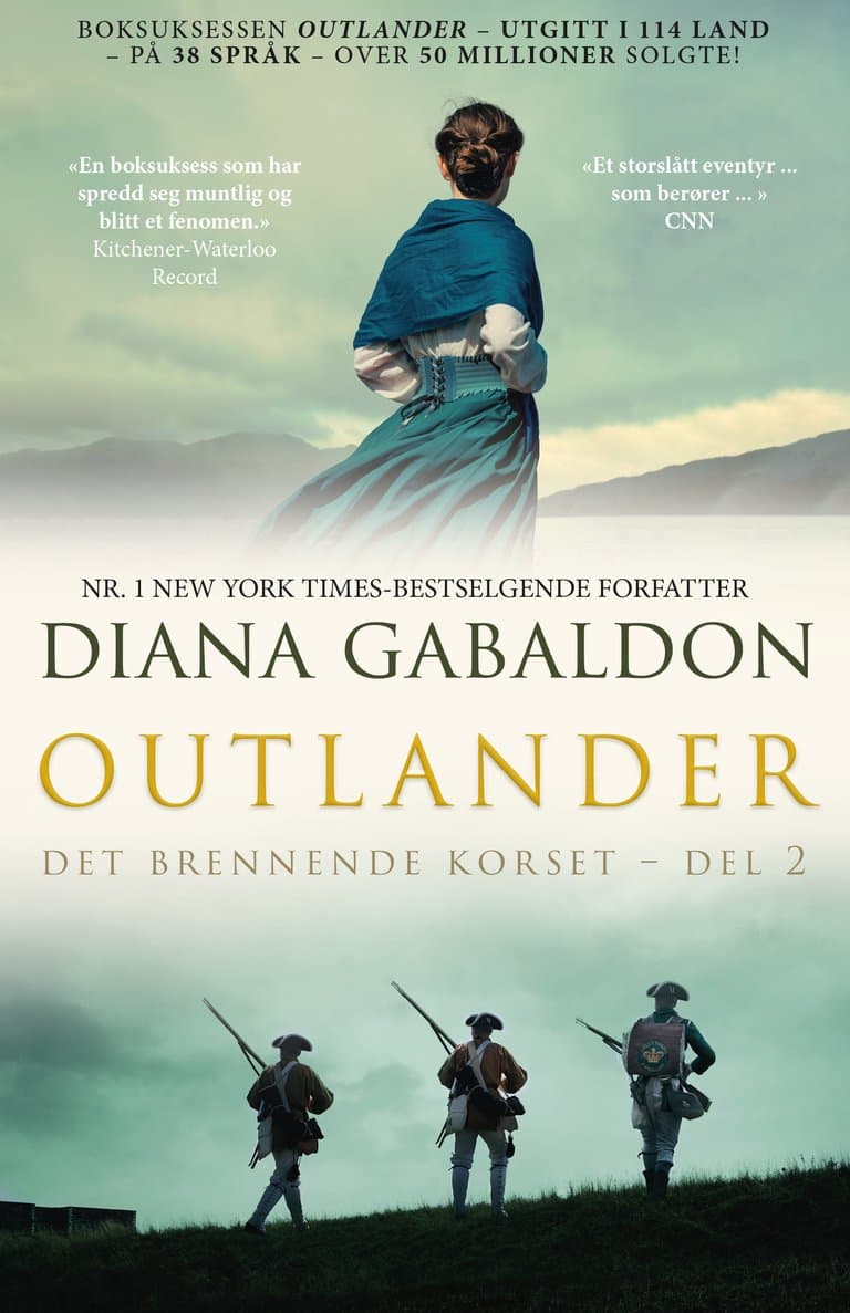 Omslag Det brennende korset – del 2 av Diana Gabaldon (Heftet)