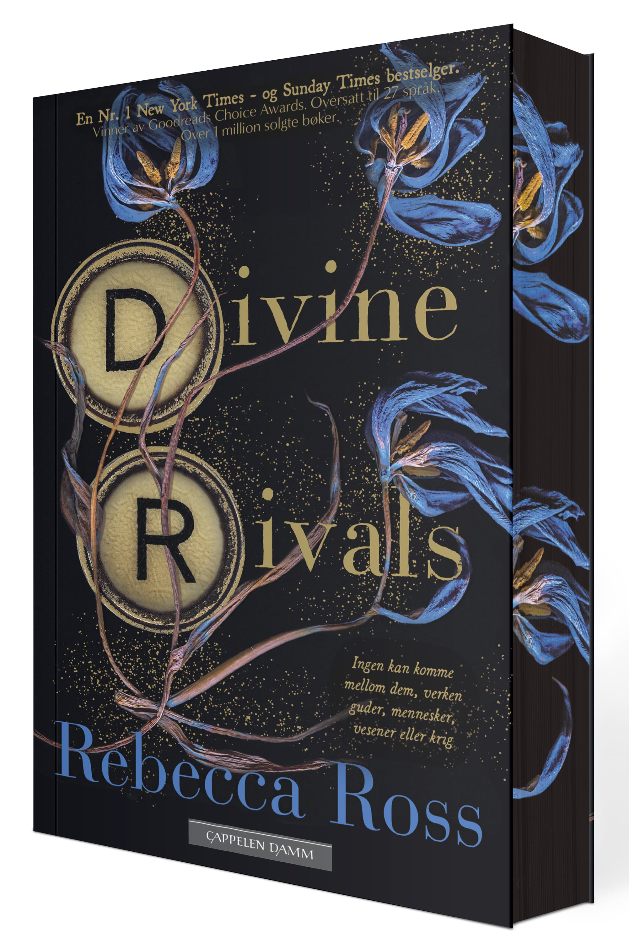Omslag Divine Rivals av Rebecca Ross (Heftet)