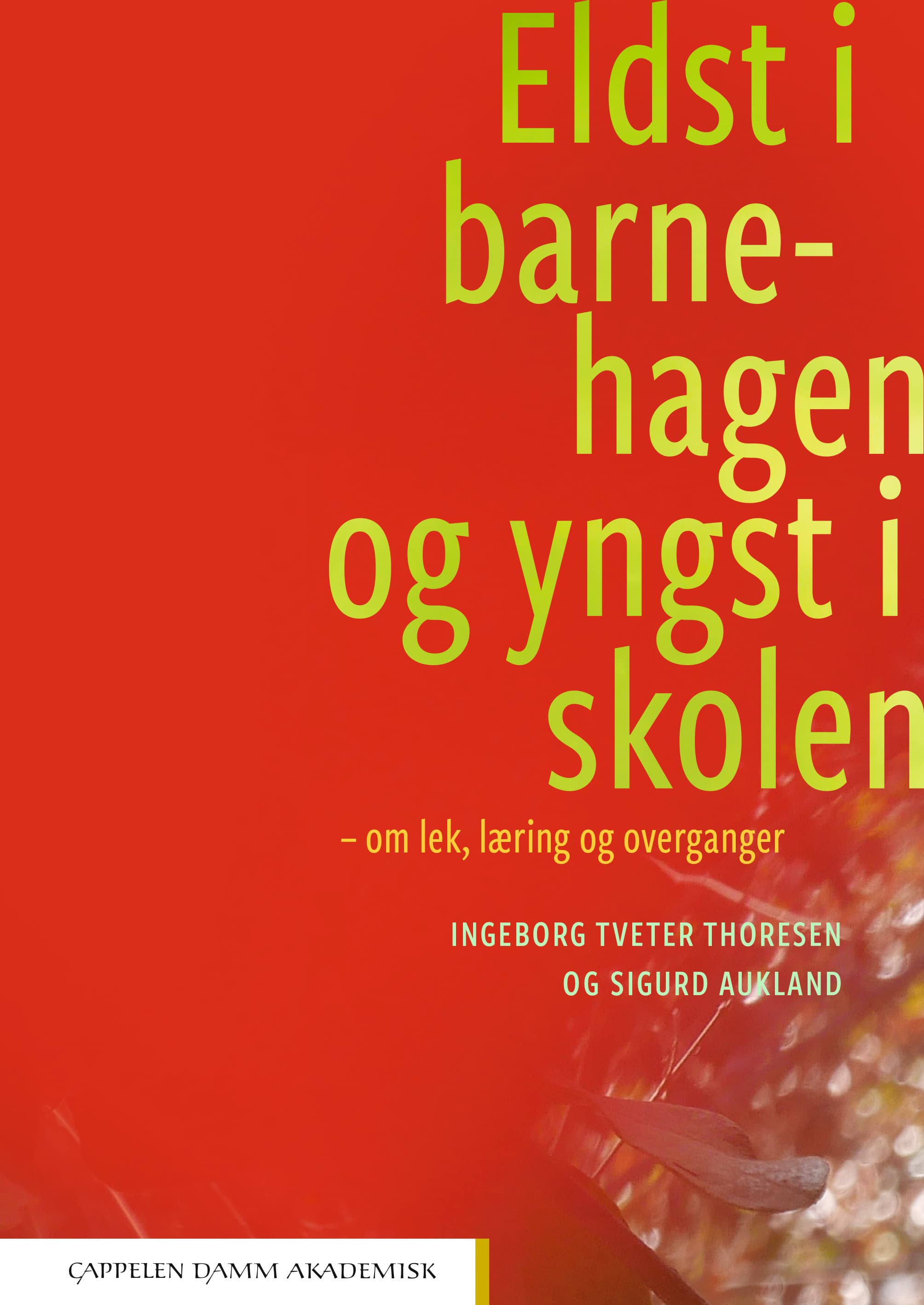 Omslag Eldst i barnehagen og yngst i skolen av Ingeborg Tveter Thoresen og Sigurd Aukland (Ebok)