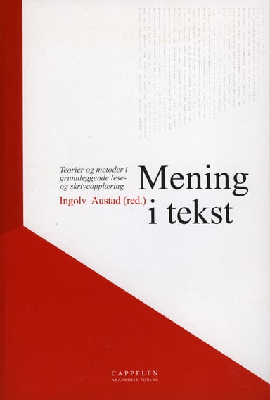 Omslag av "Mening i tekst"