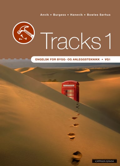 Omslag av "Tracks 1 Engelsk for bygg- og anleggsteknikk Vg1"