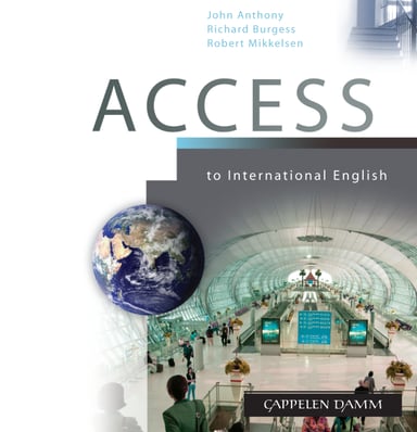 Omslag av "Access to International English (2012) Lærer-CDer"