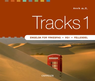 Omslag av "Tracks 1 Engelsk for Vg1 Fellesdel Lærer-CD"