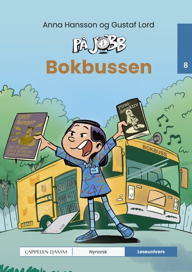 Omslag av "Leseunivers 8: På jobb - Bokbussen"
