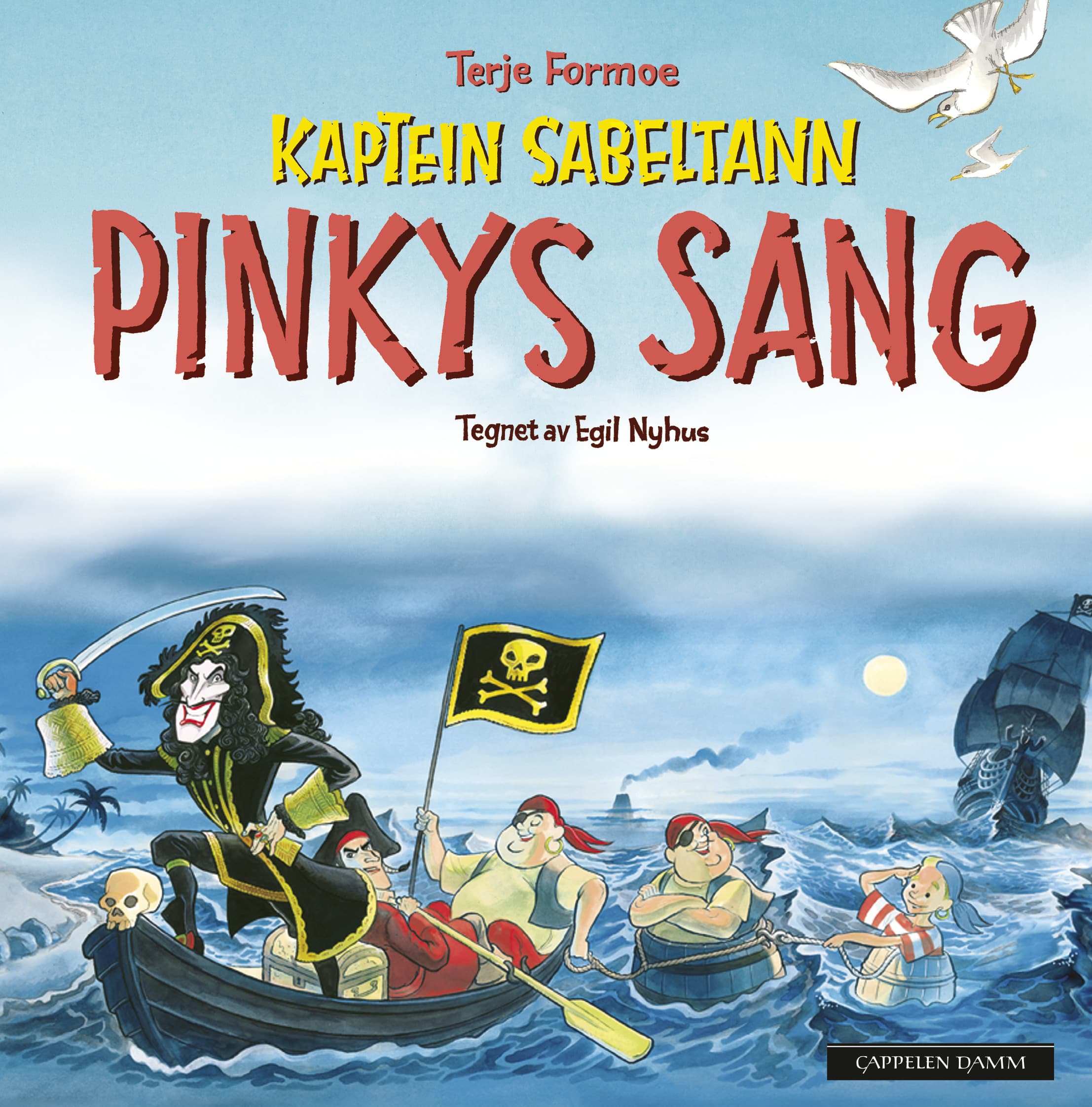 Omslag Kaptein Sabeltann: Pinkys sang av Terje Formoe (Pappbok)