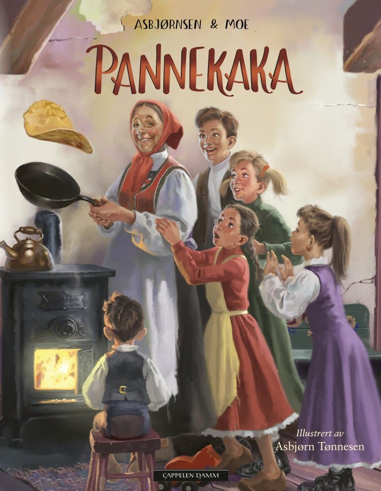 Omslag Pannekaka av Asbjørnsen og Moe (Innbundet)
